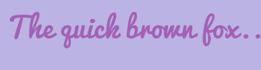 Image with Font Color A460B5 and Background Color BAB3E3